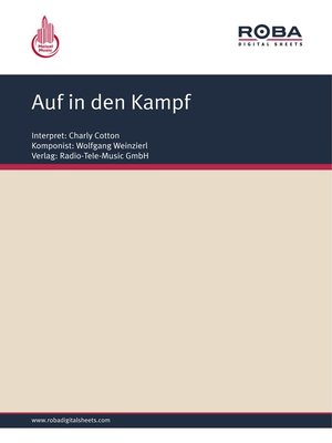 cover image of Auf in den Kampf